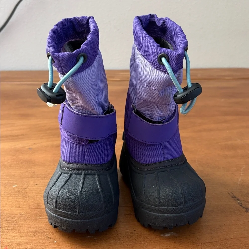 Columbia Kids' Purple and Black Snow Boots Size 5